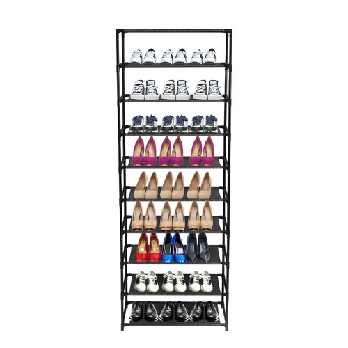 10-Tier Shoe Rack – Space-Saving 30-Pair Storage Organiser
