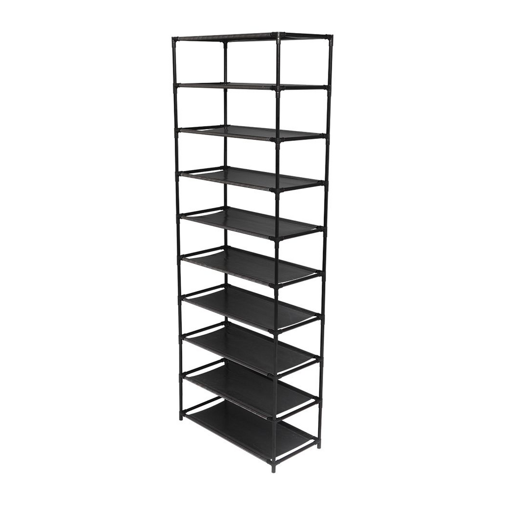 10-Tier Shoe Rack – Space-Saving 30-Pair Storage Organiser