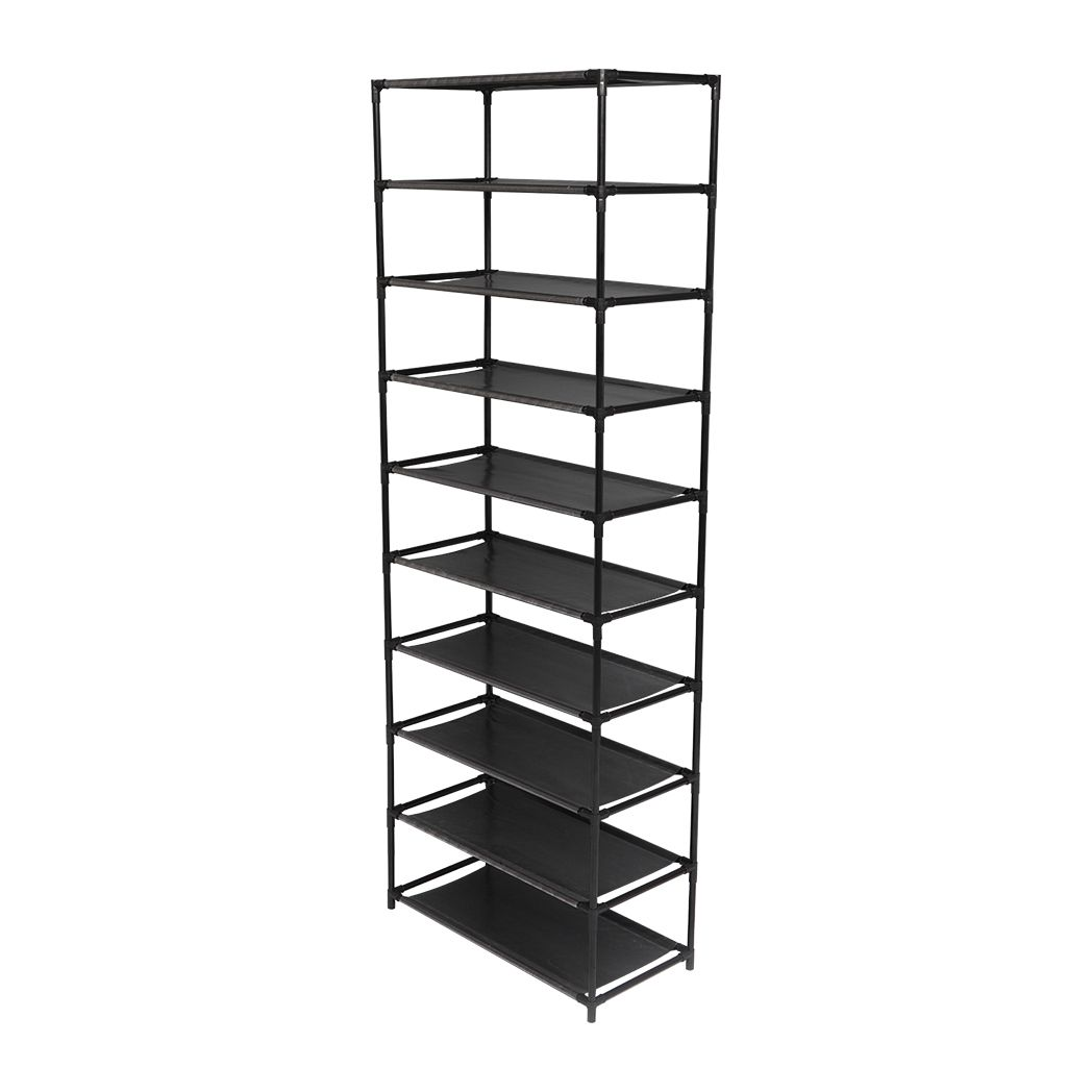 10-Tier Shoe Rack – Space-Saving 30-Pair Storage Organiser